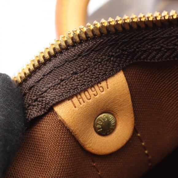 LOUIS VUITTON Authentic Brown Monogram Leather Boston Bag - Picture 5 of 11